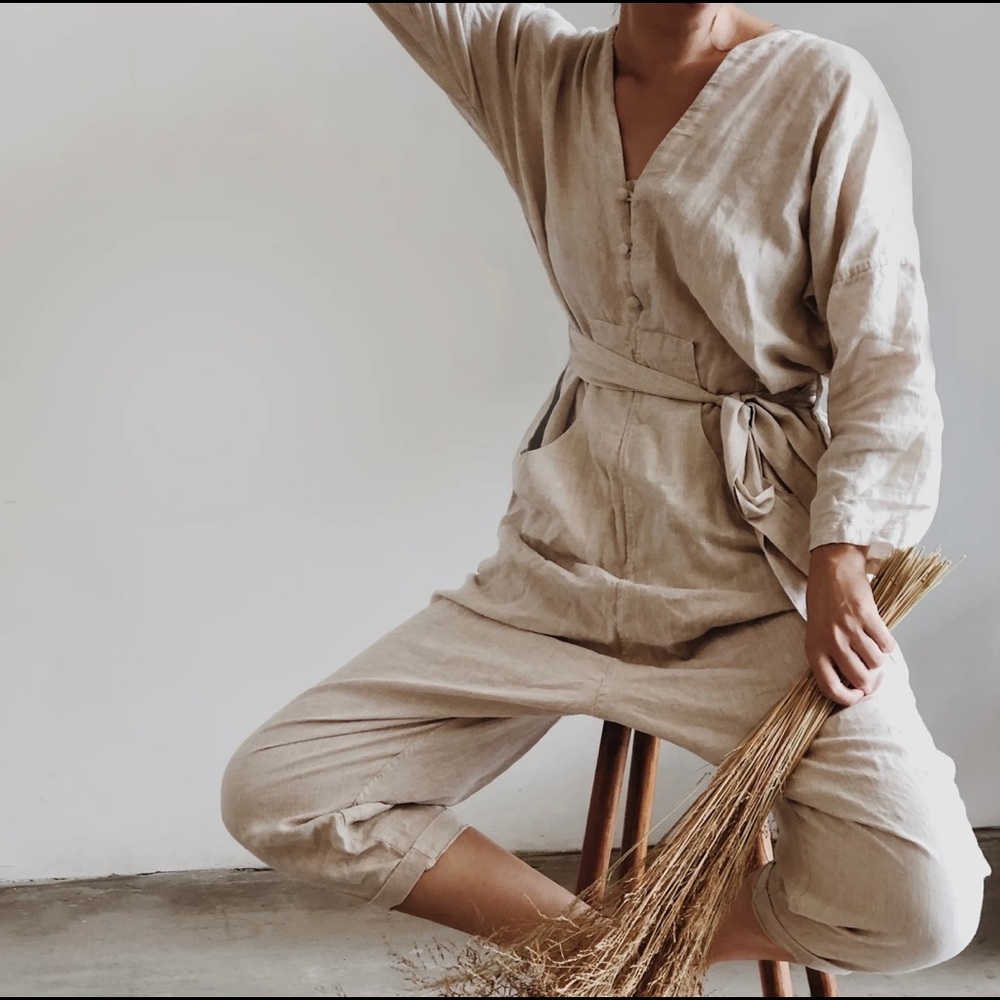 IRIS -Linen Jumpsuit